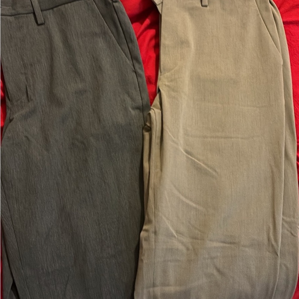 Men's Stylish Gray and Tan Chinos
